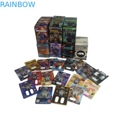 スライド バスケット カード パッケージ 男性強化剤 パッケージ セックス剤 3D パッケージ