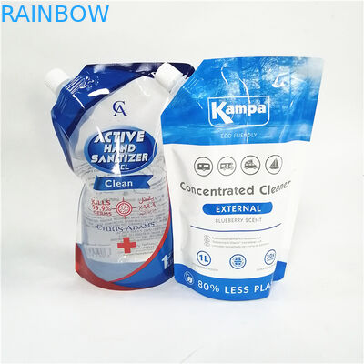 環境に優しい包装のための様々なキャップタイプを持つリサイクル可能なスプット式立体袋