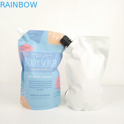 スタンディングボディスクルーブバッグのためのシルバーホイル袋付き産業食品包装