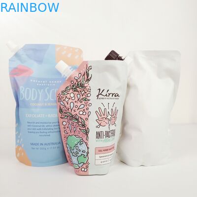 スタンディングボディスクルーブバッグのためのシルバーホイル袋付き産業食品包装