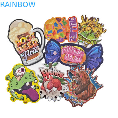 カスタム ロゴ 印刷 切断  Ziplock バッグ 小型 スタンドアップ バッグ 3.5g 食品品類 梱包 防臭 ザイパー マイラー Ba