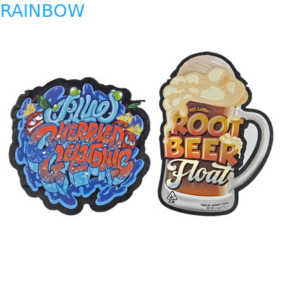 ダイカット カスタム 不正形 特殊形 プラスチック 防災 ザイパー付き 3.5g 食品級 カスタム形 マイラー