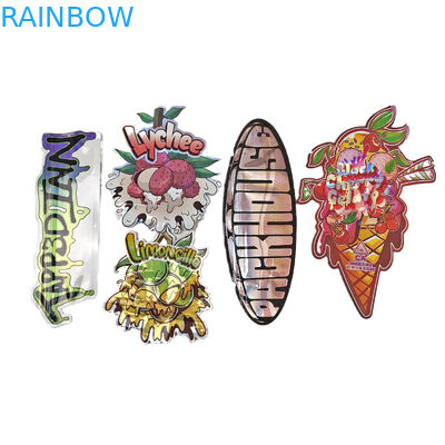 カスタムマット・ロゴ 再開可能なプラスチック型ポケット 臭いを防げる 切断式ジップロック 3.5 マイラー袋 キャンディ