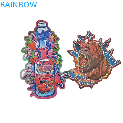 カスタムマット・ロゴ 再開可能なプラスチック型ポケット 臭いを防げる 切断式ジップロック 3.5 マイラー袋 キャンディ