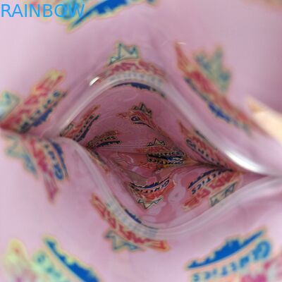 カスタムマット・ロゴ 再開可能なプラスチック型ポケット 臭いを防げる 切断式ジップロック 3.5 マイラー袋 キャンディ