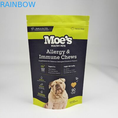 カスタム印刷食品包装バッグ 臭いを防ぐ Ziplock クラフト紙 スタンドアップバッグ ザイパーと窓