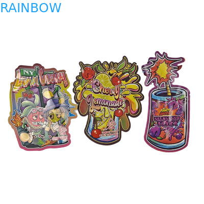 カスタムプリント食用袋 プラスチックパッケージ 切断型特殊塑料袋  Ziplock 3.5g スナック マイラー袋