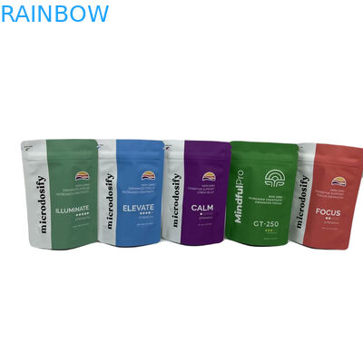 CYMK カラー 薬草の香香 包装 アルミ製の葉巻 スタンドアップ プラスチック マイラー ザイパー バッグ