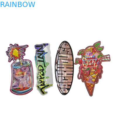 3.5g 7g カスタムプリント 特別 切断 不規則 形状 マイラー バッグ 防臭 ザイパー スナック 包装 マイラー バッグ