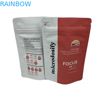 薬草の葉 三面シール袋 臭いがなく 窓付きのマイラー袋