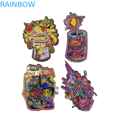 3.5g 7g 14g 特殊形塑料包装袋 ホログラム 臭いがなく プラスチック 切断式 スナック クッキー スナック バッグ