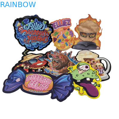 3.5g カスタムプリント マイラー袋 不正形型 切断型 シープロック袋 スナック・クッキー・キャンディ用の包装袋