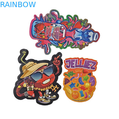 3.5g カスタムプリント マイラー袋 不正形型 切断型 シープロック袋 スナック・クッキー・キャンディ用の包装袋