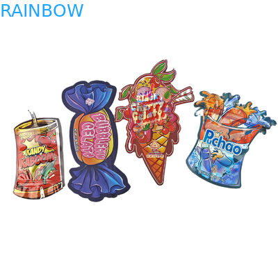 食品包装用3.5gカスタム切断ジップロックバッグ 匂いがしない形状 食用パッケージ 食品 マイラーバッグ