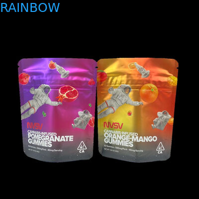 3.5グラム プラスチック袋 包装 カスタムラベル プリントされたCBDクッキー