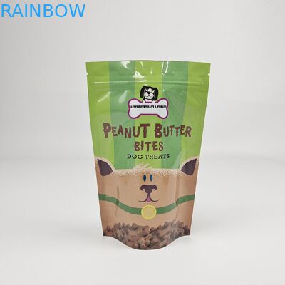 500pcs 低MOQ カスタムプリントマット スタンドアップポーチ アルミホイル マイラーバッグ 茶 食品パッケージ ポリ袋