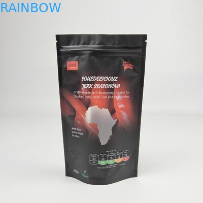 再開可能なマットフルカラーパッケージ スタンドアップポーチ アルミ製紙包装  Zipロックバッグ ドイパック マイラー食品包装バッグ