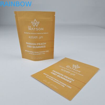 MOPP コンポスタブル クラフト紙袋 カスタム スタンドバッグ ザイプ 食品用 湿度防止