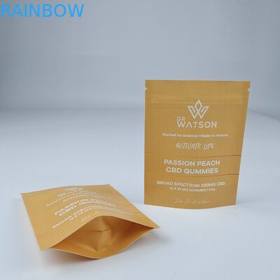 MOPP コンポスタブル クラフト紙袋 カスタム スタンドバッグ ザイプ 食品用 湿度防止