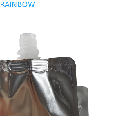 カスタマイズされたプリントされたプラスチック スタンドアップスプウートポケット ジュース デジタルプリント アルミホイール 臭いを防ぐ袋 ロゴ付き