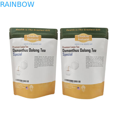 オーダーメイド プリント 生物分解可能 スタンドアップ クラフト 紙袋 ペット 食品 ローゴ付き 再開可能 防臭袋