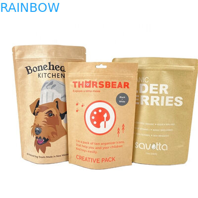 デジタル印刷 カスタムロゴ マンゴー粉末ナッツ ペット用食品 生物分解性 臭いがなく 紙パック