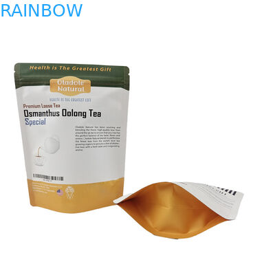 低MOQ スタンドアップ再閉式ジッパー クラフト紙袋 オーダーメイド 生物分解性 再閉式マイラー袋 ペット・トリートメント