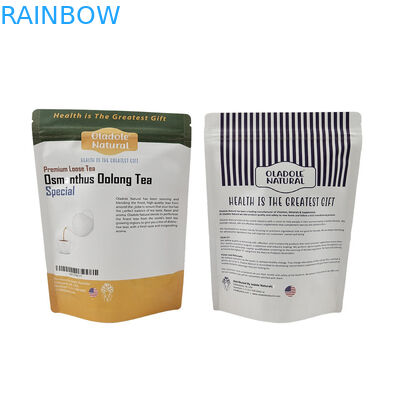 低MOQ スタンドアップ再閉式ジッパー クラフト紙袋 オーダーメイド 生物分解性 再閉式マイラー袋 ペット・トリートメント