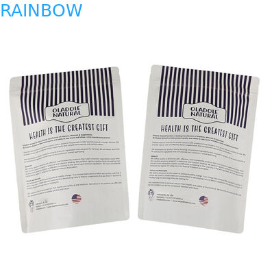 低MOQ スタンドアップ再閉式ジッパー クラフト紙袋 オーダーメイド 生物分解性 再閉式マイラー袋 ペット・トリートメント