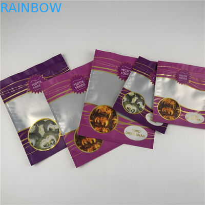 独自のロゴをカスタマイズ デジタル印刷  Ziplock 食用品 窓付きスタンドアップパッケージングバッグ