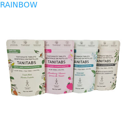 カスタム印刷 コーヒー ゆる茶 試料袋 8x8cm クラフト紙袋 リサイクル可能なクラフト紙袋 カスタマイズ