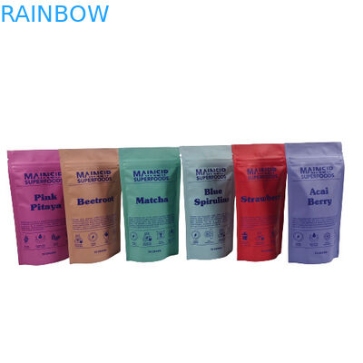 デジタルプリント マイラー ポケット 臭いがなく コーヒー プーダー 梱包 スタンドアップ ジップロック バッグ アルミホイル付き