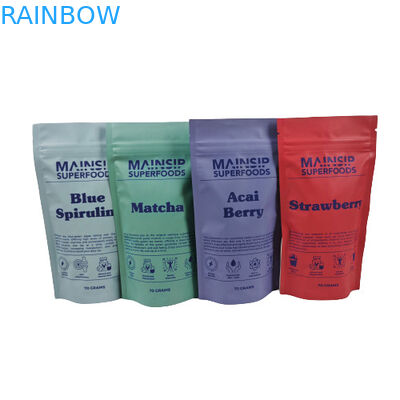 デジタルプリント マイラー ポケット 臭いがなく コーヒー プーダー 梱包 スタンドアップ ジップロック バッグ アルミホイル付き