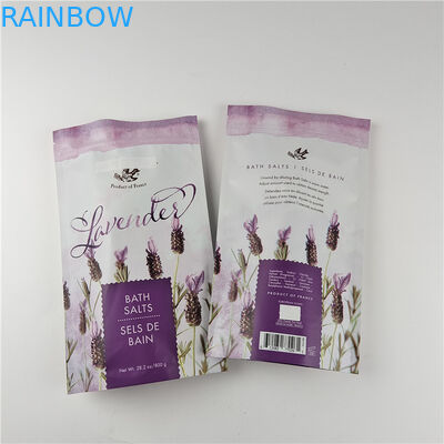 パーソナライズされたサイズと色 梱包可能 マット アルミニウムホイール 浴塩 スタンドアップ ポケット  Ziplock Doypack