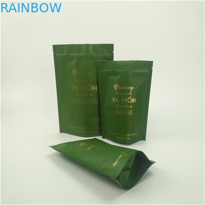 最高品質の再閉可能ラミネートアルミニウムホイル マイラーサケット 浴塩包装袋