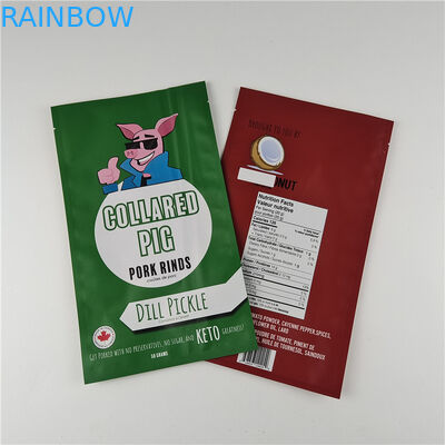 メーカー カスタマイズされたサイズ 収納 スナックバッグ 梱包 マット アルミニウムホイール スタンドアップ ポケット シープロック 梱包バッグ