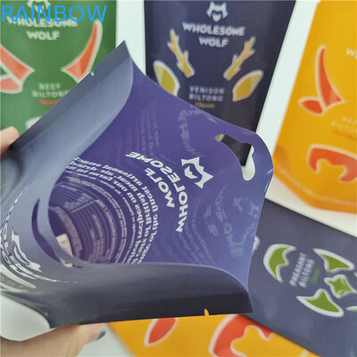 環境に優しいカスタム 臭いがなく カスタマイズされたサイズと厚さ ナッツとスナックのためのデジタル印刷袋