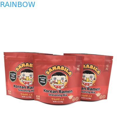 スタンドアップバッグのための草の香りの包装を鋳造する Zipper 閉鎖システム