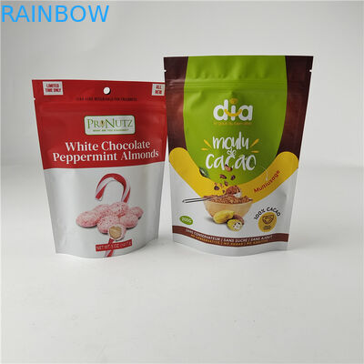 高品質 カスタム デジタル プリント PE 再利用 ザイパー ポッチ プラスチック スタンドアップ マイラー バッグ