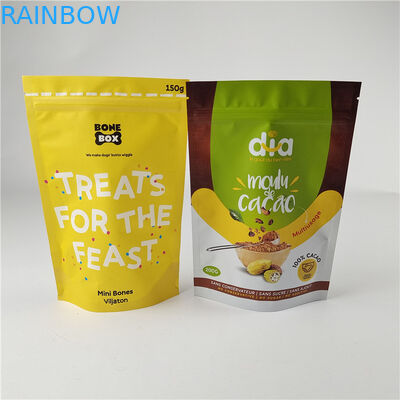 高品質 カスタム デジタル プリント PE 再利用 ザイパー ポッチ プラスチック スタンドアップ マイラー バッグ