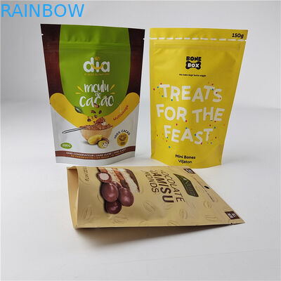 高品質 カスタム デジタル プリント PE 再利用 ザイパー ポッチ プラスチック スタンドアップ マイラー バッグ