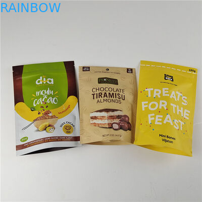 高品質 カスタム デジタル プリント PE 再利用 ザイパー ポッチ プラスチック スタンドアップ マイラー バッグ