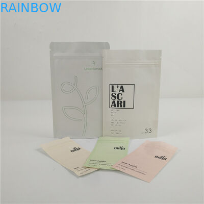 環境に優しいコンポスト可能なクラフト紙袋 カスタム印刷 生物分解性紙ドイパック