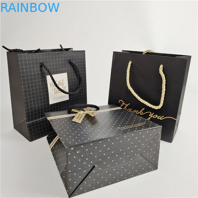 高品質 カスタム デジタル 印刷 ロゴ 印刷 買い物 紙袋 梱包 白 110グラム 再利用可能