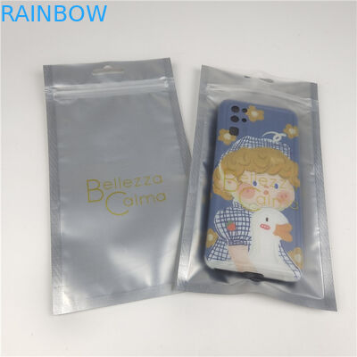 高品質 オーダーメイド プライベート ロゴ 3 サイド シール バッグ 窓付き 簡単 涙ライン 梱包 バッグ