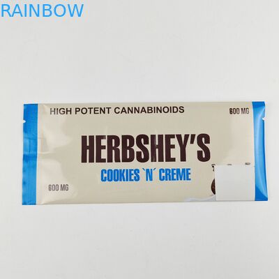 環境に優しいカスタム 防臭 防湿 クラフト紙 裏封印 包装袋 栄養バー