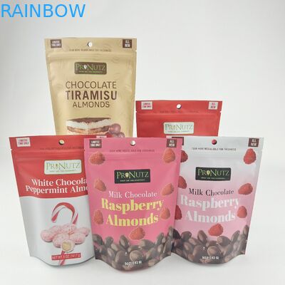 パーソナライズド プライベート ロゴ ザイパー プラスチック スタンドアップ ザイプ ロック パッケージ バッグ パック 食用品 クッキー