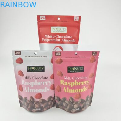 パーソナライズド プライベート ロゴ ザイパー プラスチック スタンドアップ ザイプ ロック パッケージ バッグ パック 食用品 クッキー