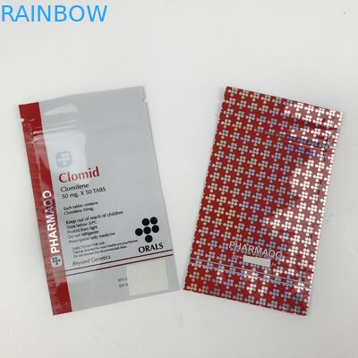 保存 宣伝 食品 包装 歯のケア用の三面シール袋 熱シール付き包装