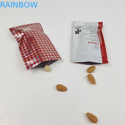 保存 宣伝 食品 包装 歯のケア用の三面シール袋 熱シール付き包装